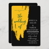 レモングローブロマンス結婚式招待状 招待状 (正面/裏面)