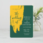 レモングローブロマンス結婚式招待状 招待状 (スタンド正面)