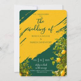 レモングローブロマンス結婚式招待状 招待状