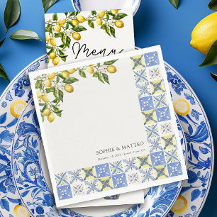 レモングローブ素朴イタリアンをテーマ結婚にした スタンダードランチョンナプキン