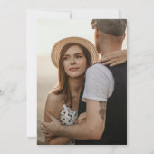 レモングローブ |黄モダン色と緑の夏結婚の夏 招待状 (裏面)