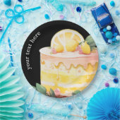 レモンケーキ紙プレート ペーパープレート (パーティー)