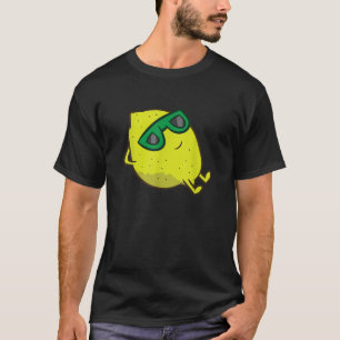 レモンサマーフルーツサングラスOn Lemon Tシャツ