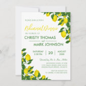 レモンサマーリハーサルディナー招待状 招待状 (正面)