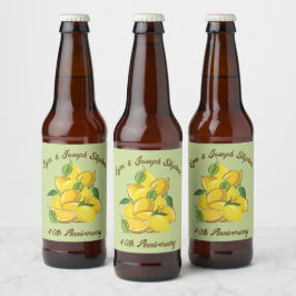 レモンサマーレモンドリンクラベル ビールラベル