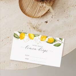 レモンサマーレモンドロップゲーム エンクロージャーカード