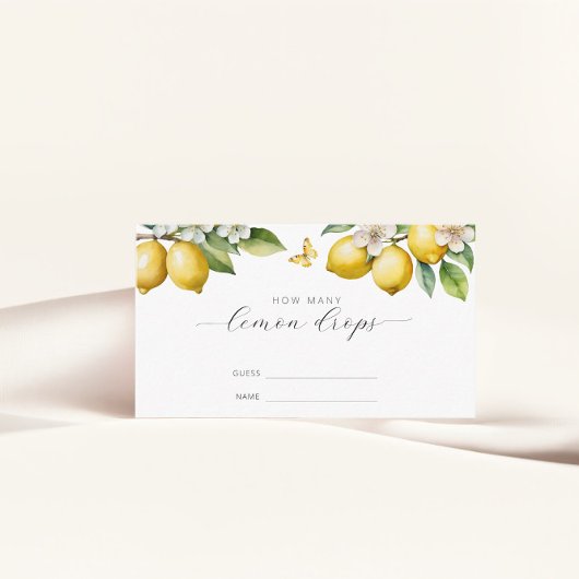 レモンサマーレモンドロップゲーム エンクロージャーカード