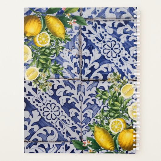 レモンサマー地中海のポルトガルアポイントメント プランナー手帳 (裏面)