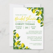 レモンサマー |ブライダルシャワー招待状 招待状 (正面)