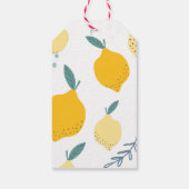 レモンサンキューユーメッセージカード ギフトタグ (裏面)
