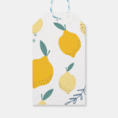 レモンサンキューユーメッセージカード ギフトタグ (裏面)