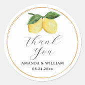 レモンサンキュー ラウンドシール (正面)