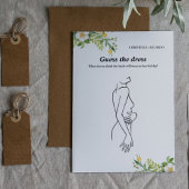 レモンサント花嫁ドレスブライダルシャワーゲームカード 招待状