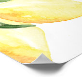 レモンシッエレガントツブライダルランチウェルカム ポスター (角)