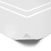 レモンシックなグレー光沢ポスター ポスター (コーナー)