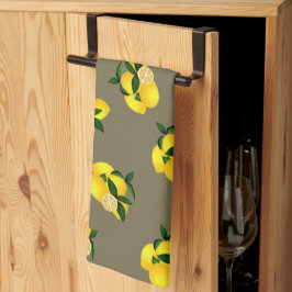 レモンシックオリーブ キッチンタオル