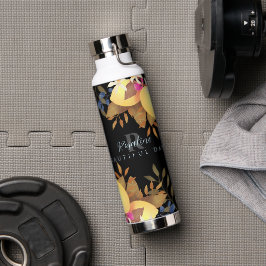 レモンシックモノグラムブラック ウォーターボトル