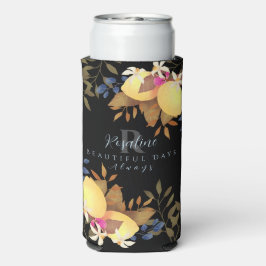 レモンシックモノグラムブラック スリム缶クーラー