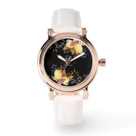 レモンシックモノグラムブラック 腕時計