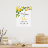 レモンシッ地中海のツブライダルシャワーへようこそ ポスター (キッチン)