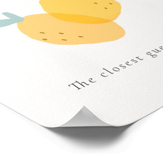 レモンシトラスは、Jarゲームでキャンディーの数を推測 ポスター (角)