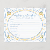 レモンシトラスアドバイス&ウィズブライダルシャワーカード (正面)