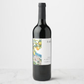 レモンシトラスアマルフィイタリアンコースト結婚ーズ ワインラベル (正面)