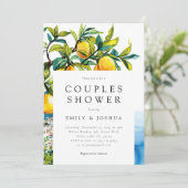 レモンシトラスアマルフィコーストカップルシャワー 招待状 (スタンド正面)