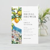 レモンシトラスアマルフィコーストブライダルシャワー 招待状 (スタンド正面)