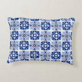 レモンシトラスイタリアンタ地中海のイル模様 アクセントクッション (裏面)