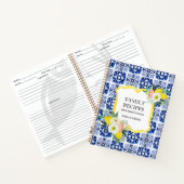 レモンシトラスイタリアンレシピブック ノートブック (内部)