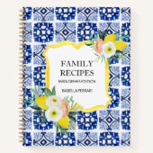 レモンシトラスイタリアンレシピブック ノートブック (正面)