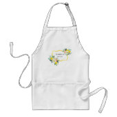 レモンシトラスイタリアン地中海のフローラ スタンダードエプロン (正面)