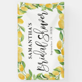 レモンシトラスウォーターブライダルシャワー 横断幕 (縦)