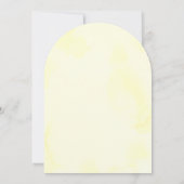 レモンシトラスウォーター結婚カラー 招待状 (裏面)