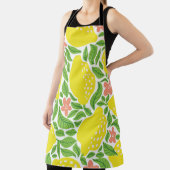 レモンシトラスサマーヴィンテージ模様 エプロン (インサイチュ)
