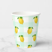 レモンシトラスサマー誕生日 紙コップ (正面)