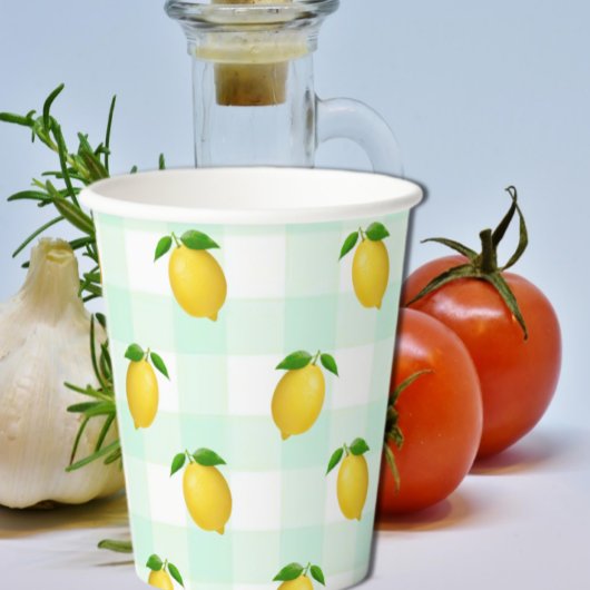 レモンシトラスサマー誕生日 紙コップ