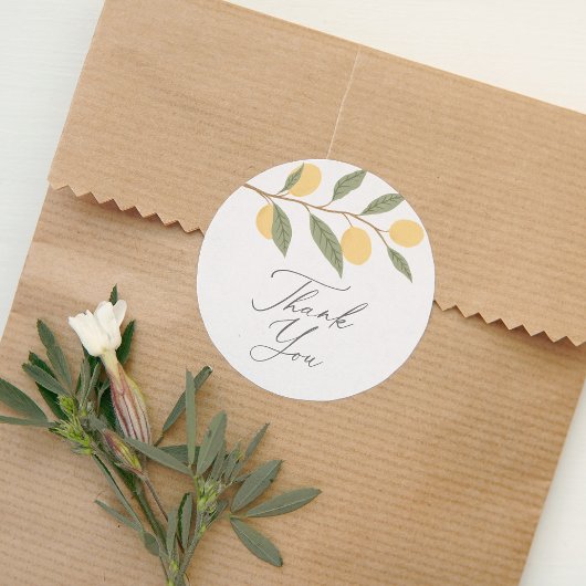 レモンシトラスサンキュー ラウンドシール