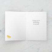 レモンシトラススウィートワンハッピーバースデーカード カード (内部)