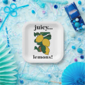 レモンシトラスフルーツサマーパーティー ペーパープレート (パーティー)