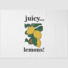 レモンシトラスフルーツサマー誕生日 薄葉紙