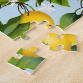 レモンシトラスフルーツフローラガーデン ジグソーパズル (側面)