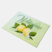 レモンシトラスフルーツフローラ ドアマット (アングル)