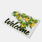 レモンシトラスフルーツフローラ ドアマット (アングル)