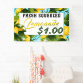 レモンシトラスフルーツレモネードスタンド 横断幕 (インサイチュ)