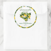 レモンシトラスフルーツレモンチェロ ラウンドシール (バッグ)