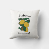 レモンシトラスフルーツ夏 クッション (裏面)