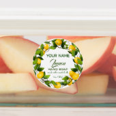 レモンシトラスフルーツ ラベル (貼付)