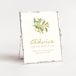 レモンシトラスフローラアドバイス標識 台座サイン